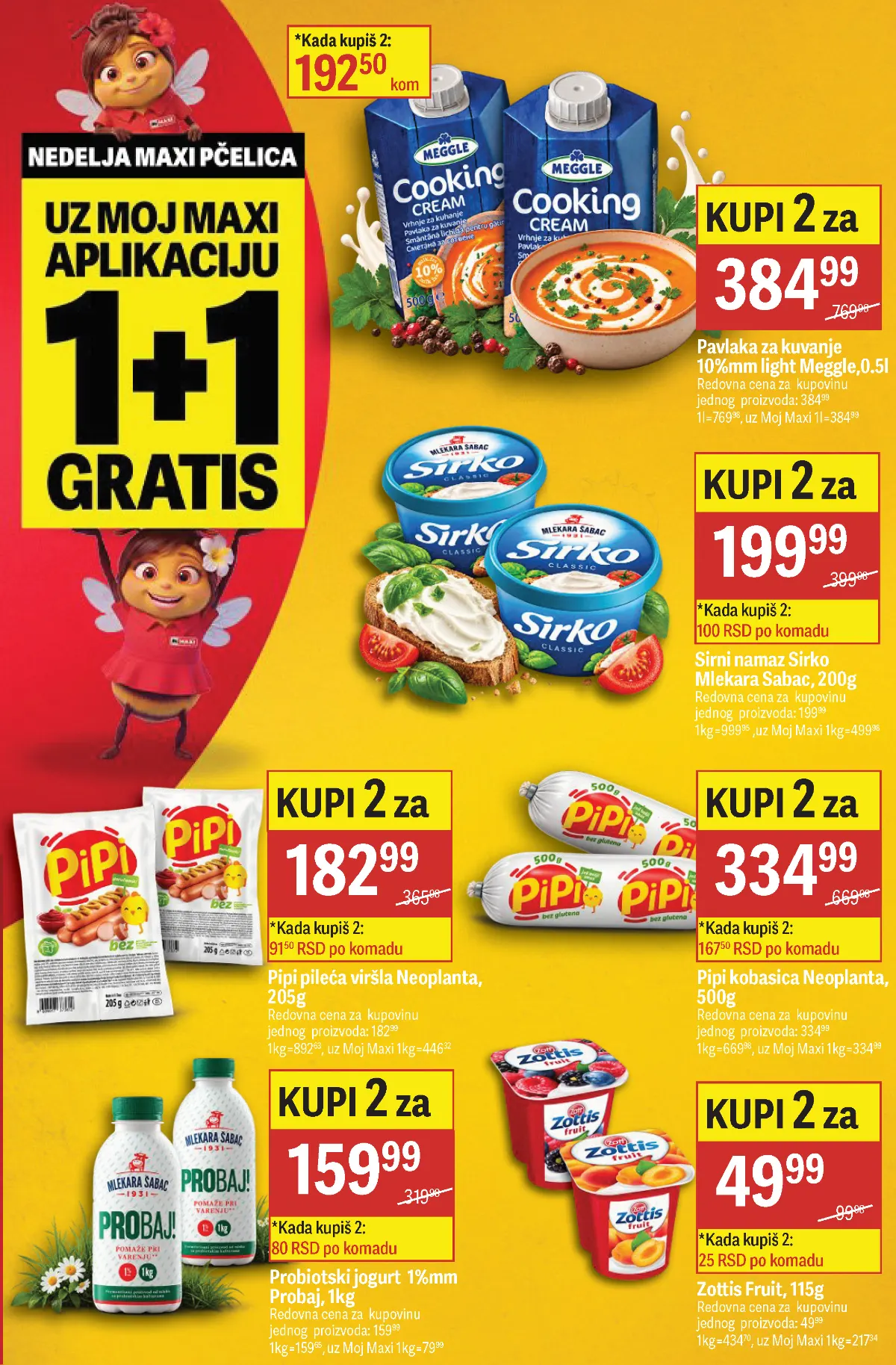 Maxi katalog akcija strana 7 – važi od 1.10. do 7.10.2026.
