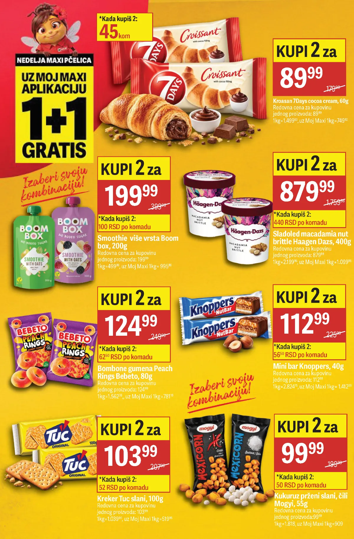 Maxi katalog akcija strana 8 – važi od 1.10. do 7.10.2026.