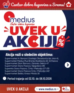 Medius katalog akcija strana 1 – važi od 2.10. do 8.10.2026.