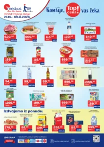 Medius katalog akcija strana 1 – važi od 27.10. do 9.11.2026.