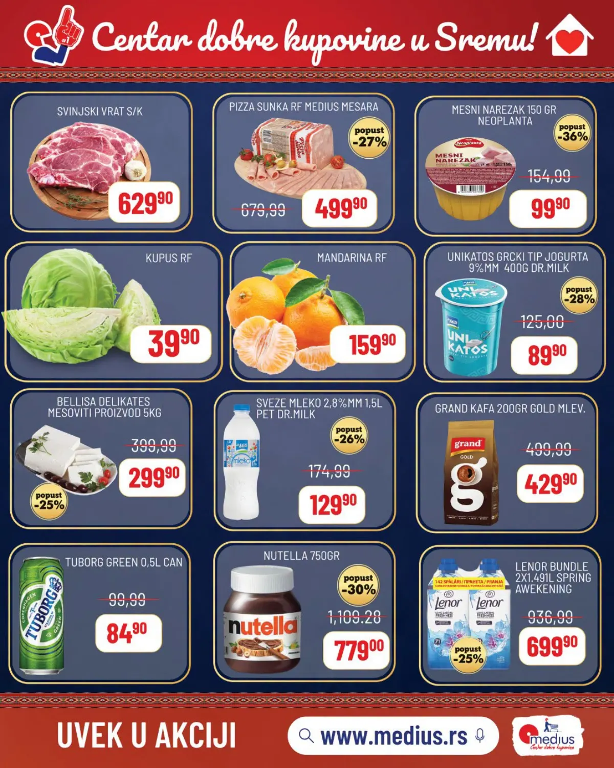Medius katalog akcija strana 2 – važi od 2.10. do 8.10.2026.