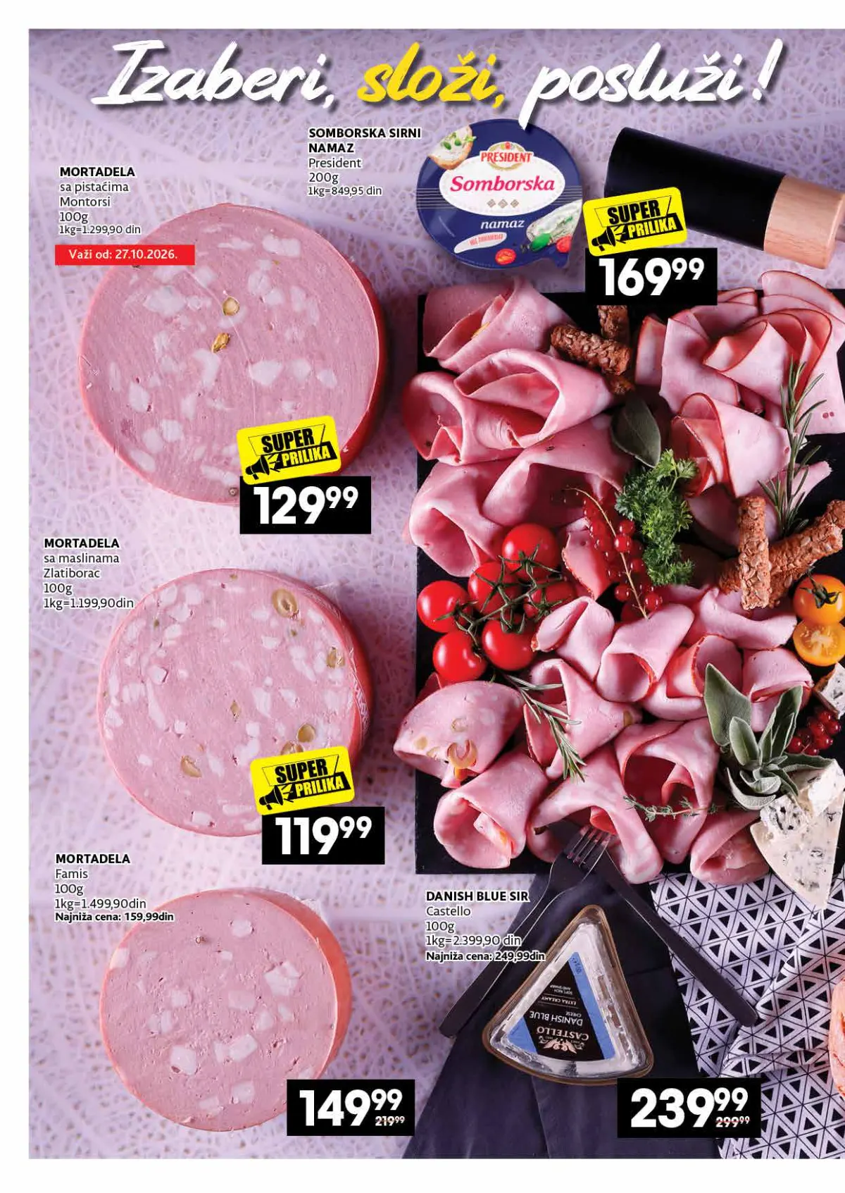 Mercator katalog akcija strana 12 – važi od 26.10. do 22.11.2026.
