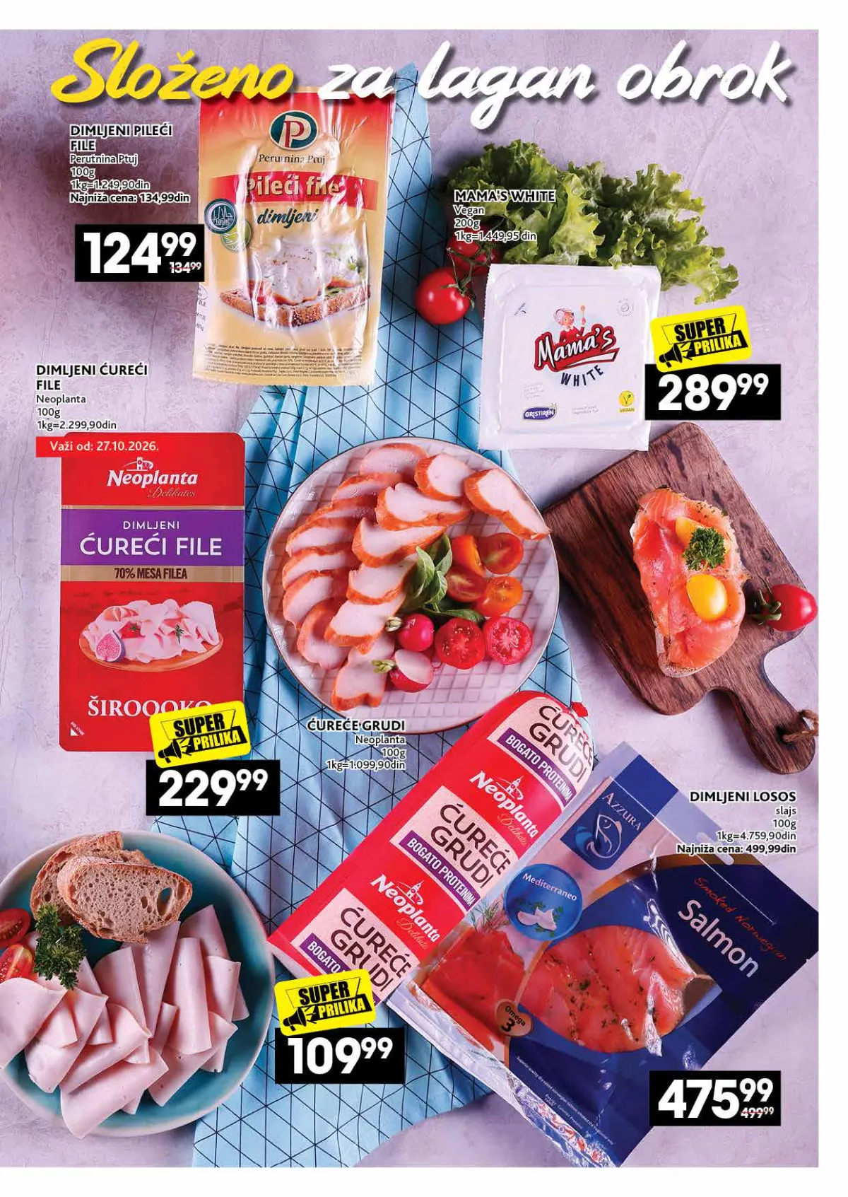 Mercator katalog akcija strana 19 – važi od 26.10. do 22.11.2026.