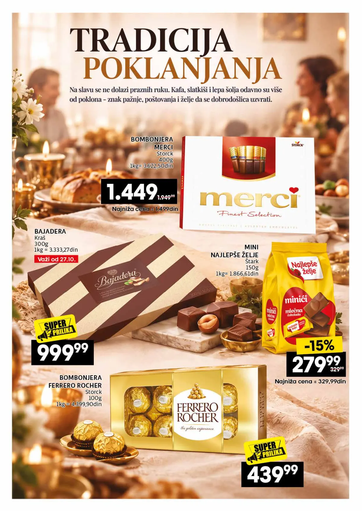 Mercator katalog akcija strana 2 – važi od 26.10. do 22.11.2026.
