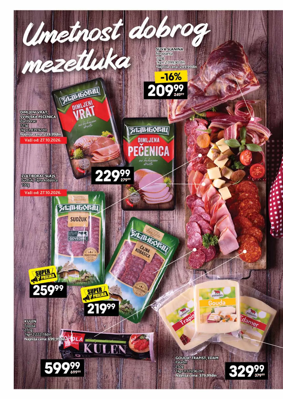 Mercator katalog akcija strana 2 – važi od 26.10. do 22.11.2026.