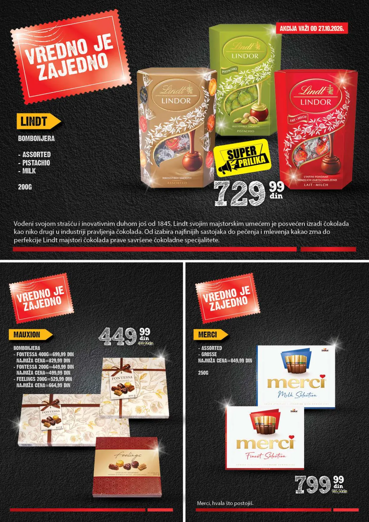 Mercator katalog akcija strana 20 – važi od 26.10. do 22.11.2026.
