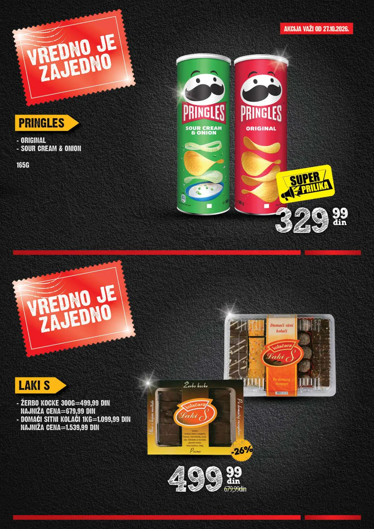 Mercator katalog akcija strana 21 – važi od 26.10. do 22.11.2026.