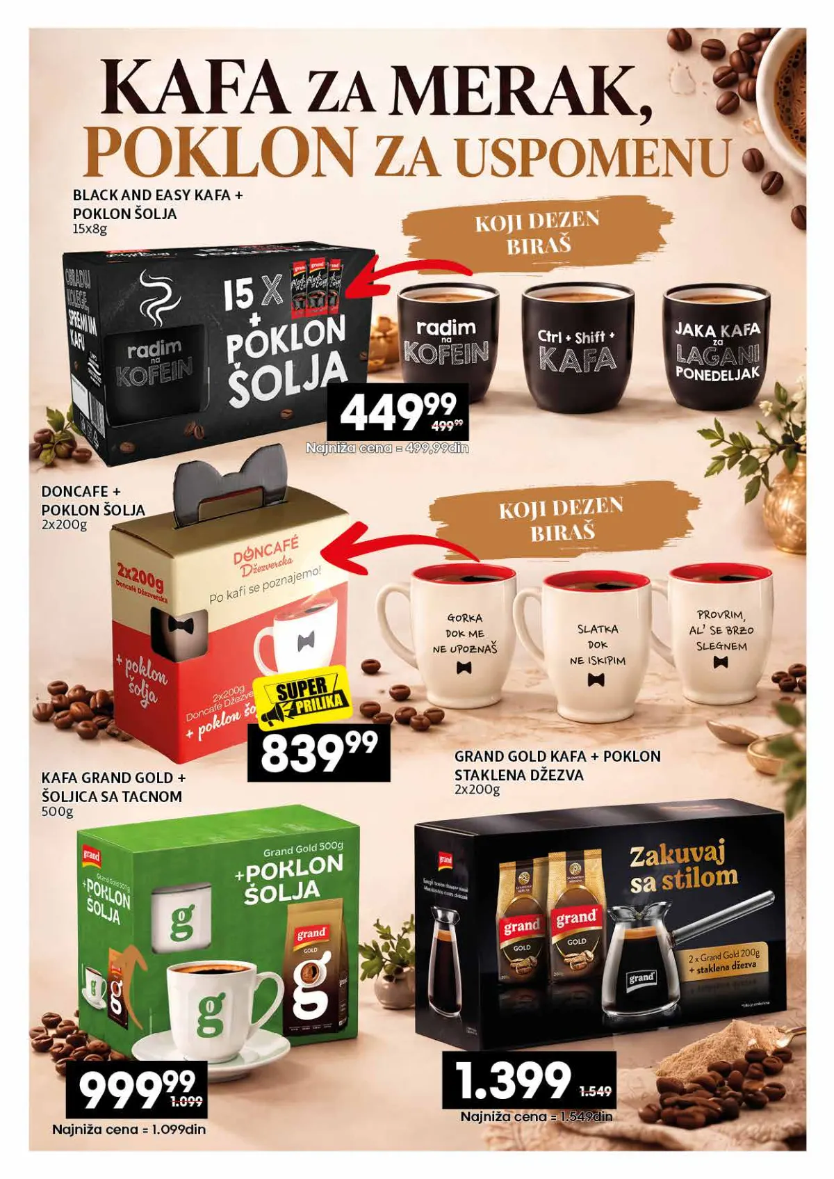 Mercator katalog akcija strana 3 – važi od 26.10. do 22.11.2026.