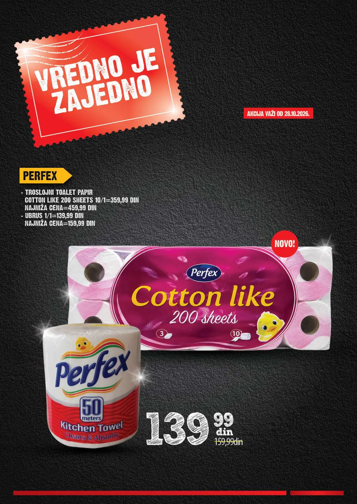 Mercator katalog akcija strana 36 – važi od 26.10. do 22.11.2026.