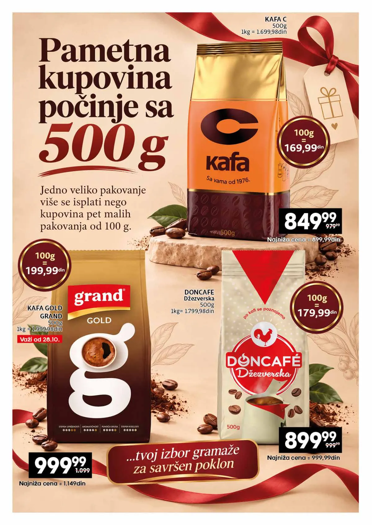 Mercator katalog akcija strana 4 – važi od 26.10. do 22.11.2026.