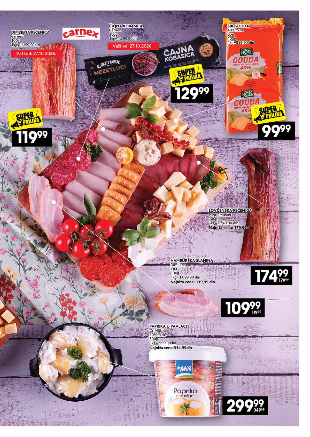 Mercator katalog akcija strana 5 – važi od 26.10. do 22.11.2026.