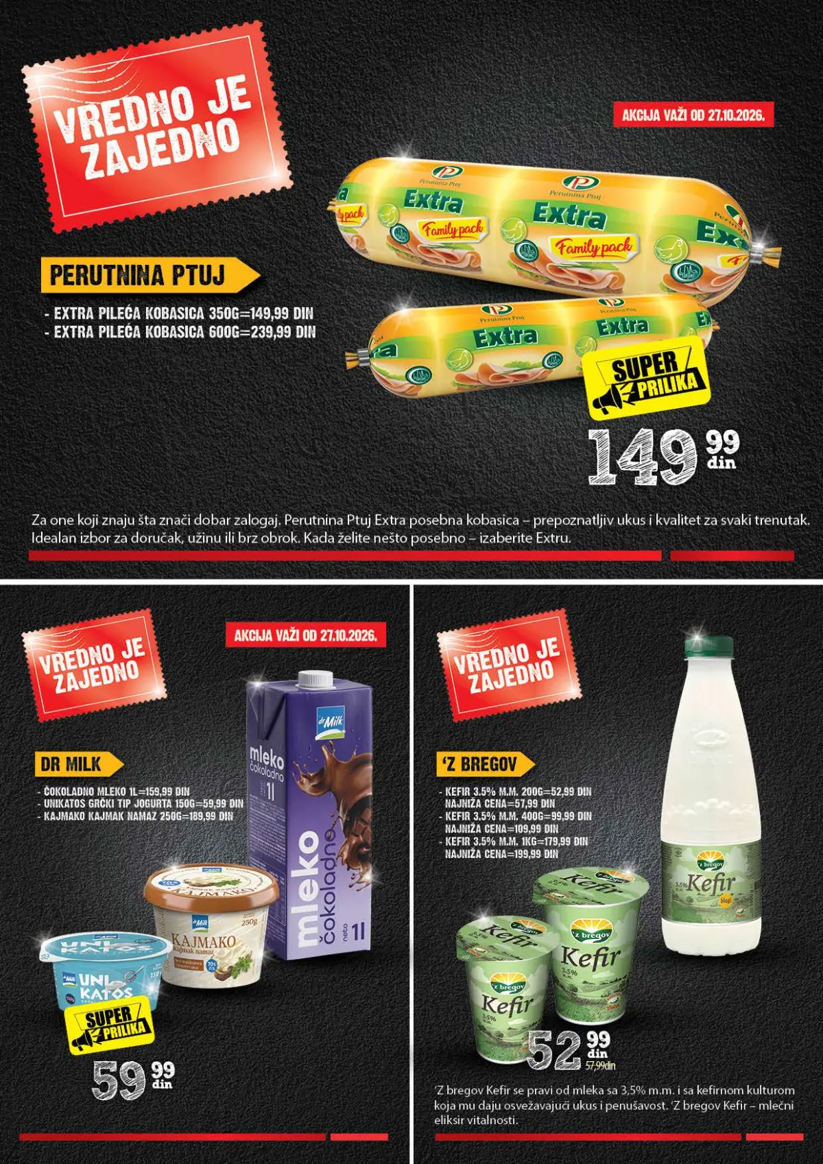 Mercator katalog akcija strana 5 – važi od 26.10. do 22.11.2026.