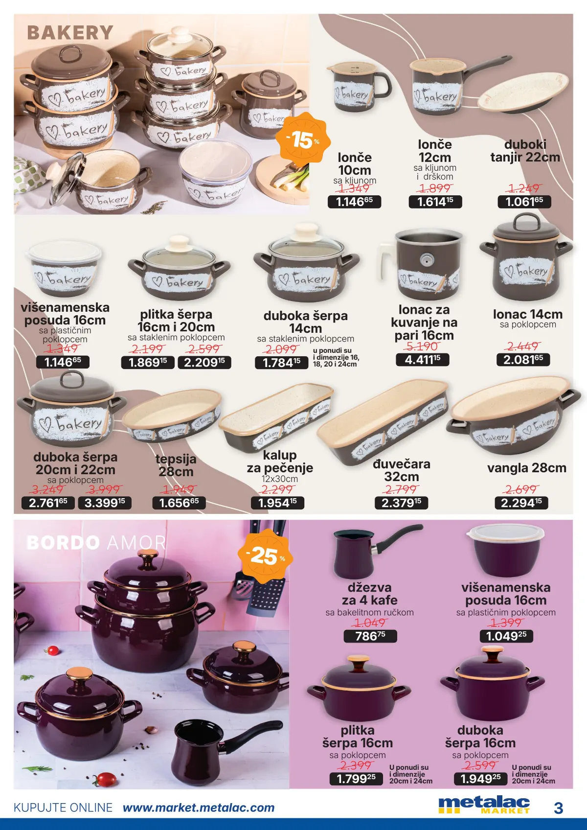 Metalac katalog akcija strana 3 – važi od 24.9. do 14.10.2026.