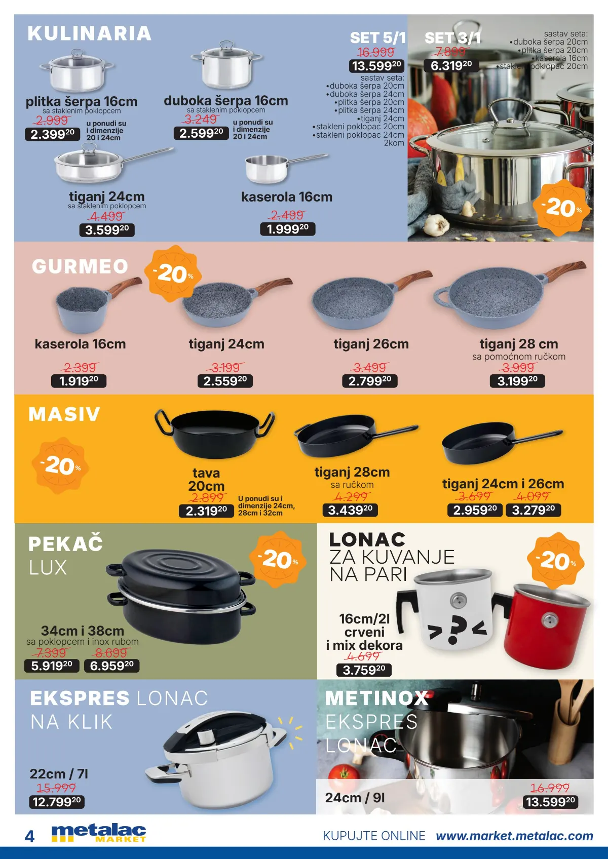 Metalac katalog akcija strana 4 – važi od 24.9. do 14.10.2026.