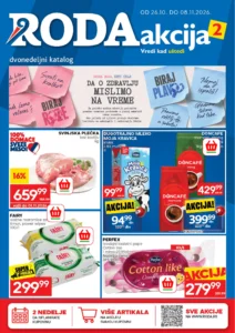 Roda katalog akcija strana 1 – važi od 26.10. do 8.11.2026.
