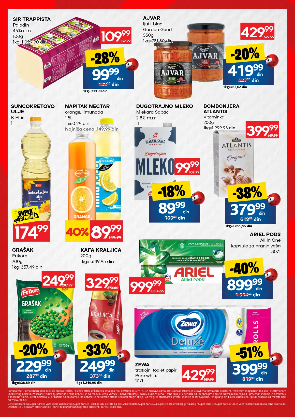 Roda katalog akcija strana 2 – važi od 24.9. do 14.10.2026.