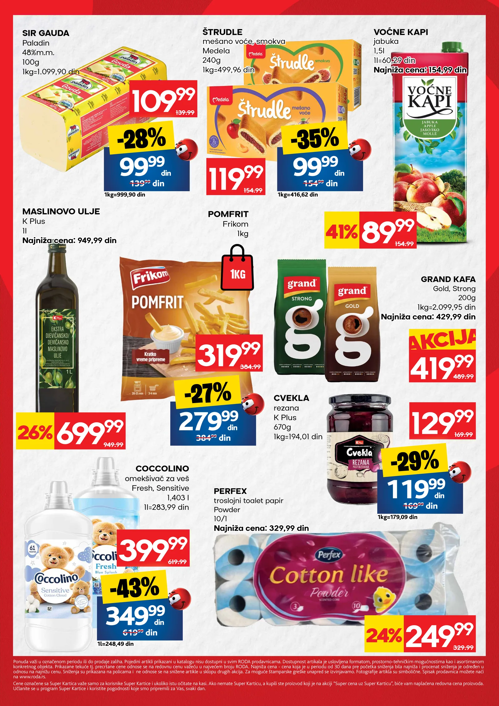 Roda katalog akcija strana 2 – važi od 8.10. do 11.10.2026.