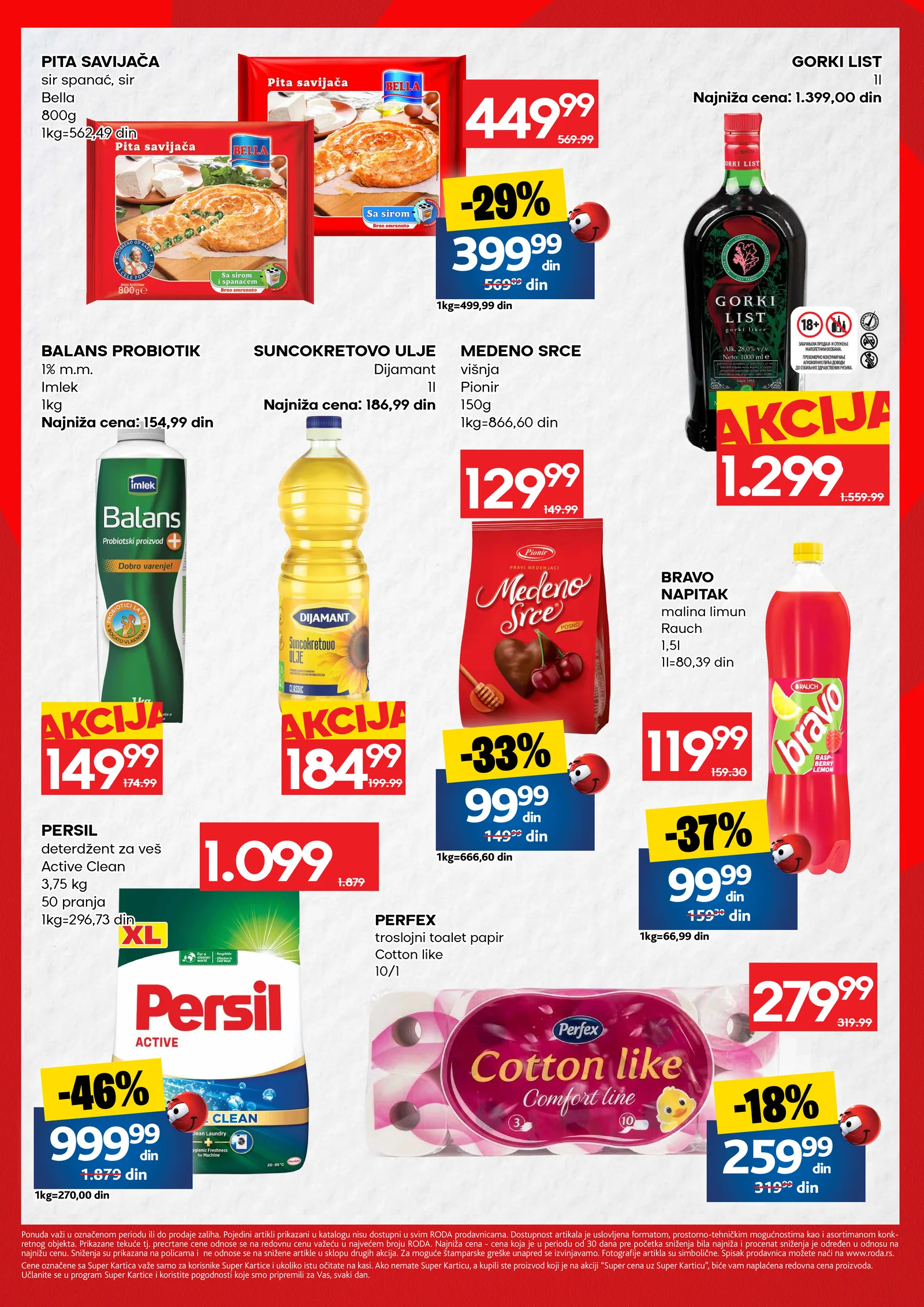 Roda katalog akcija strana 2 – važi od 15.10. do 18.10.2026.