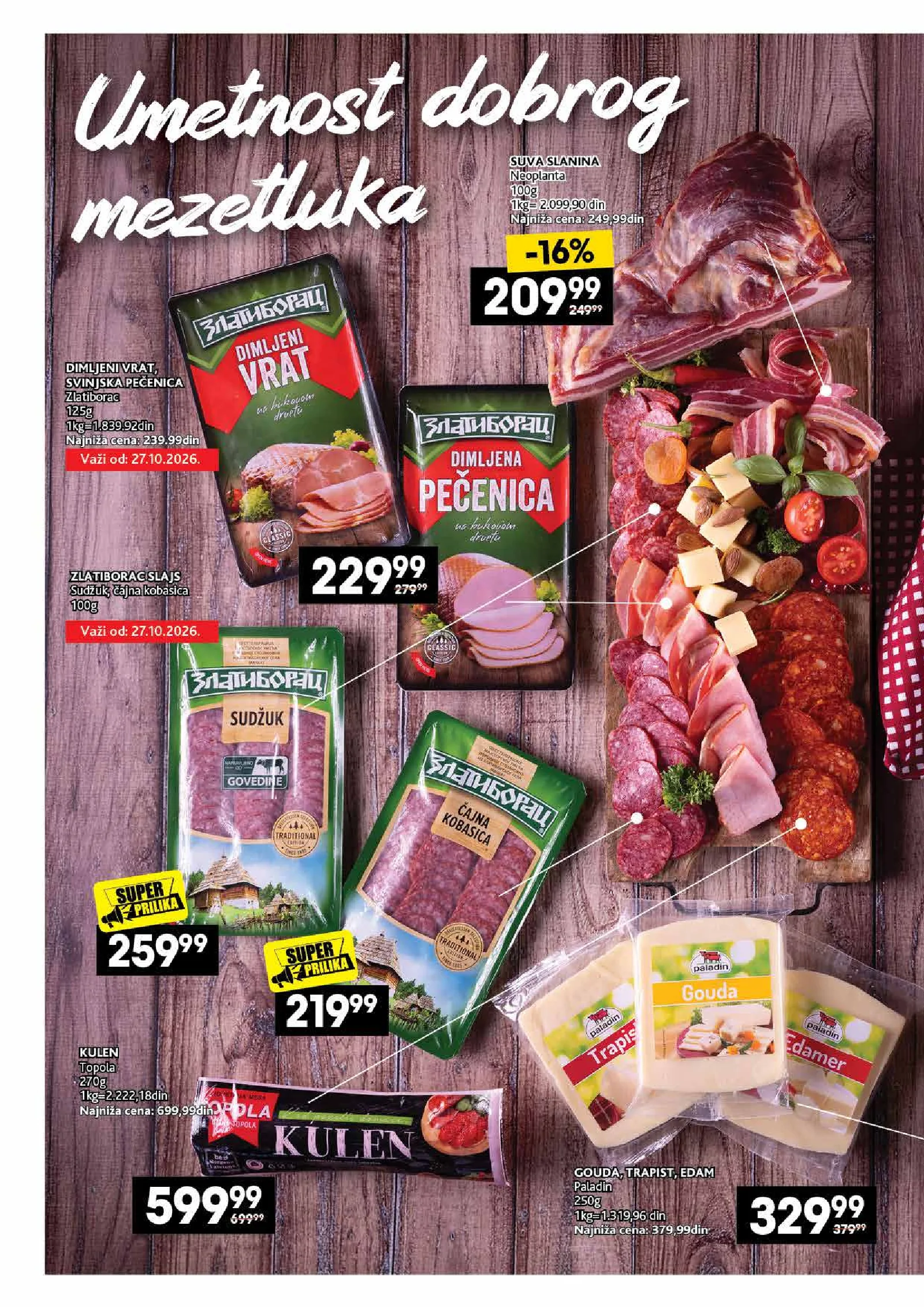 Roda katalog akcija strana 2 – važi od 26.10. do 21.11.2026.
