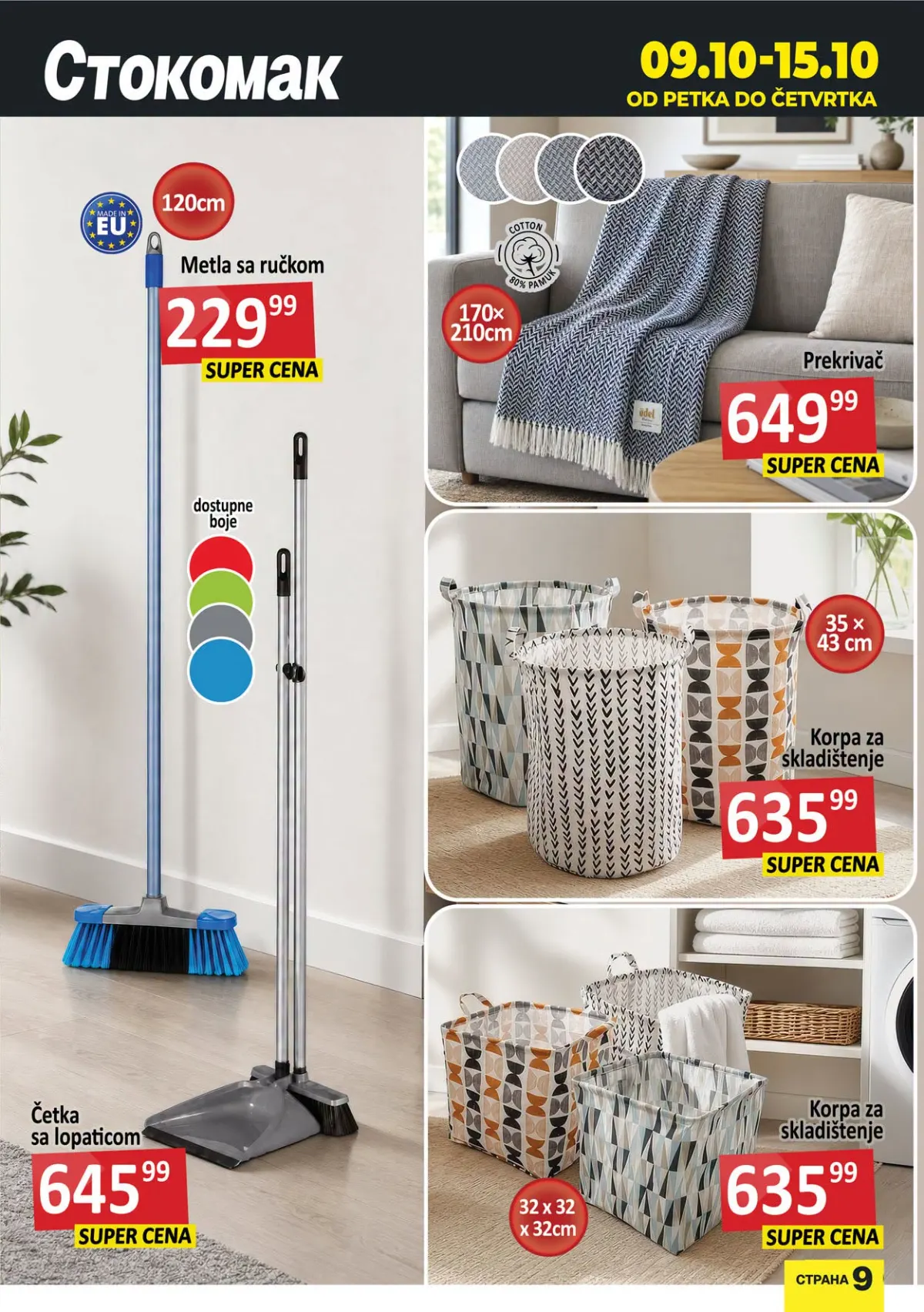 Stokomak katalog akcija strana 10 – važi od 9.10. do 15.10.2026.