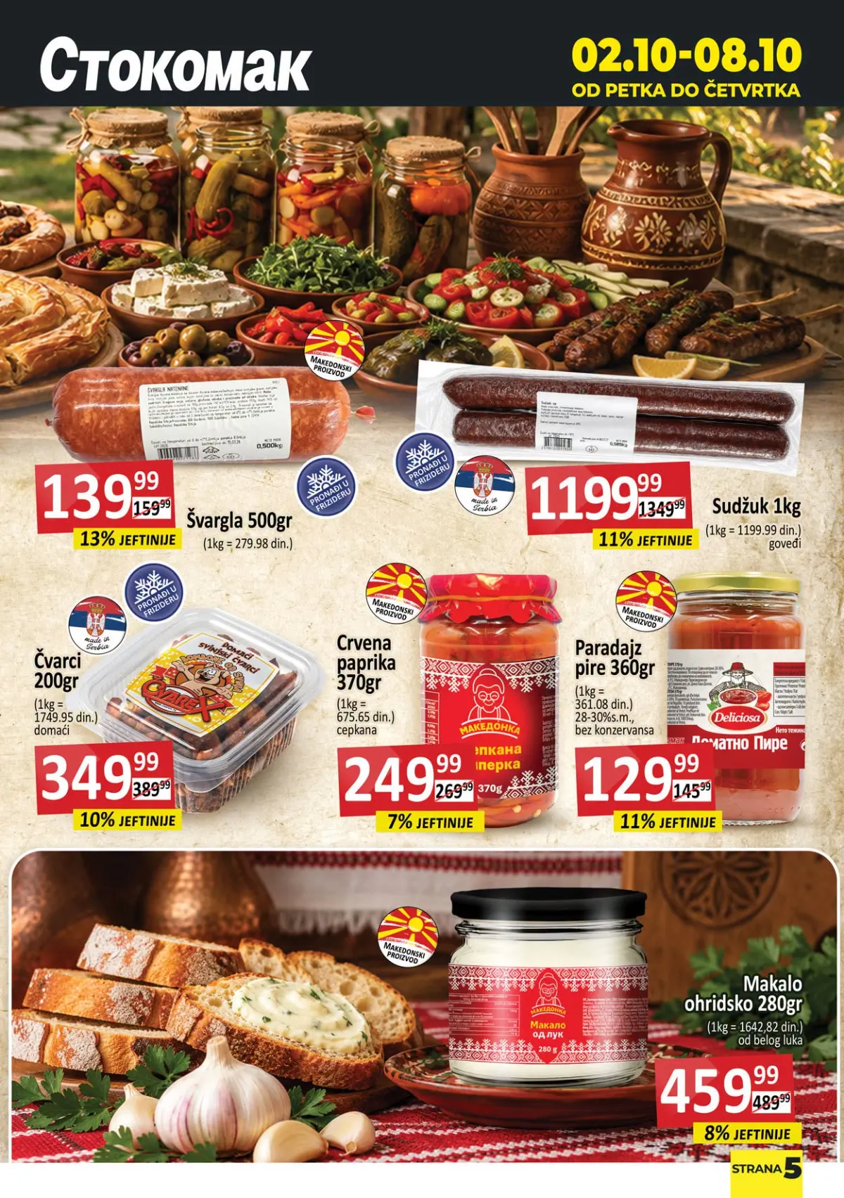 Stokomak katalog akcija strana 6 – važi od 24.9. do 14.10.2026.