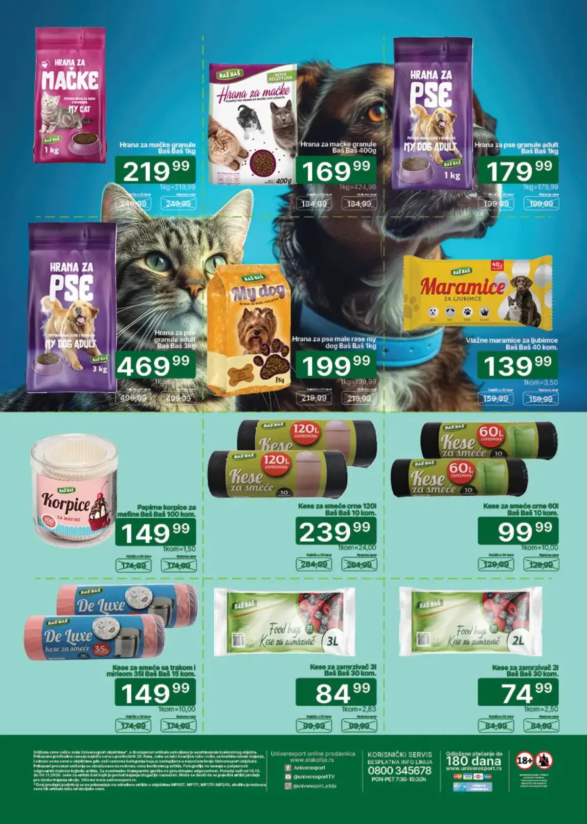 Univerexport katalog akcija strana 16 – važi od 14.10. do 4.11.2026.